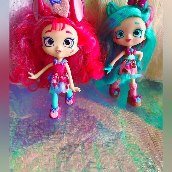 Retired Shopkins Wild Style Shoppies Doll Shoppets Pets Lot